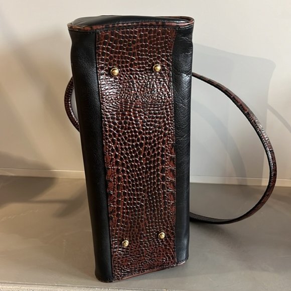 Brahmin Julia Rose Black Lady Tuscan Handbag - Picture 6 of 10